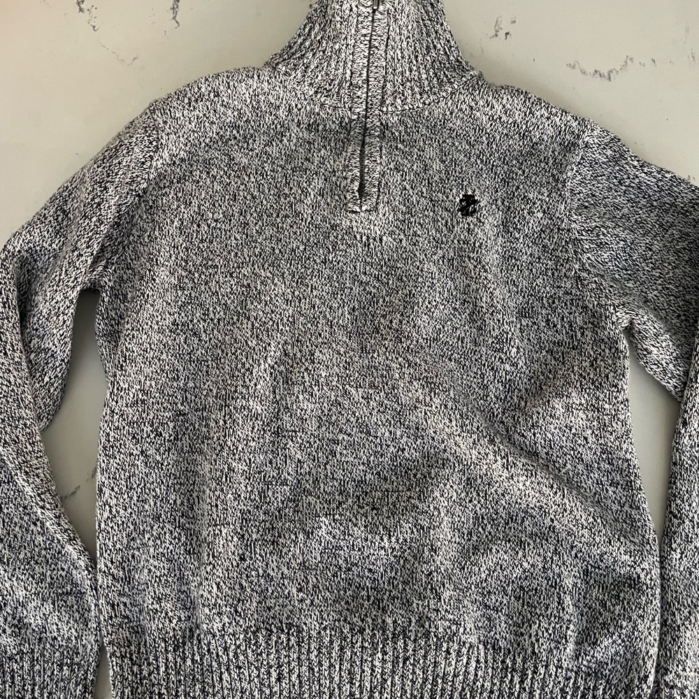Boys Izod Grey Sweater - Used once. 10-12 size